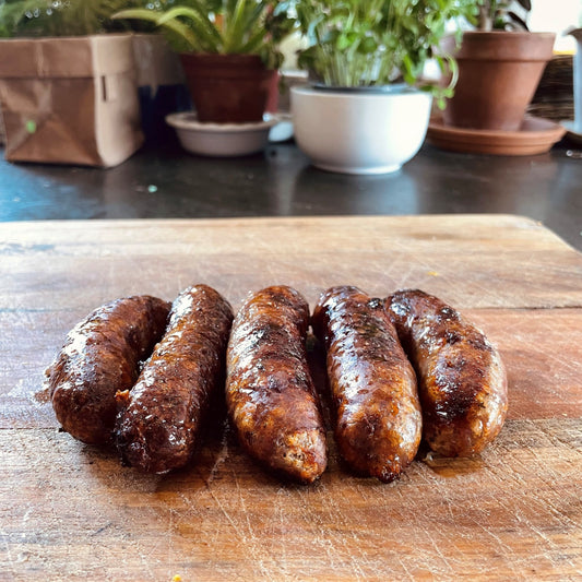 Pork Sausages - Saddleback | Rare Breed | Slowly Reared | Free Range
