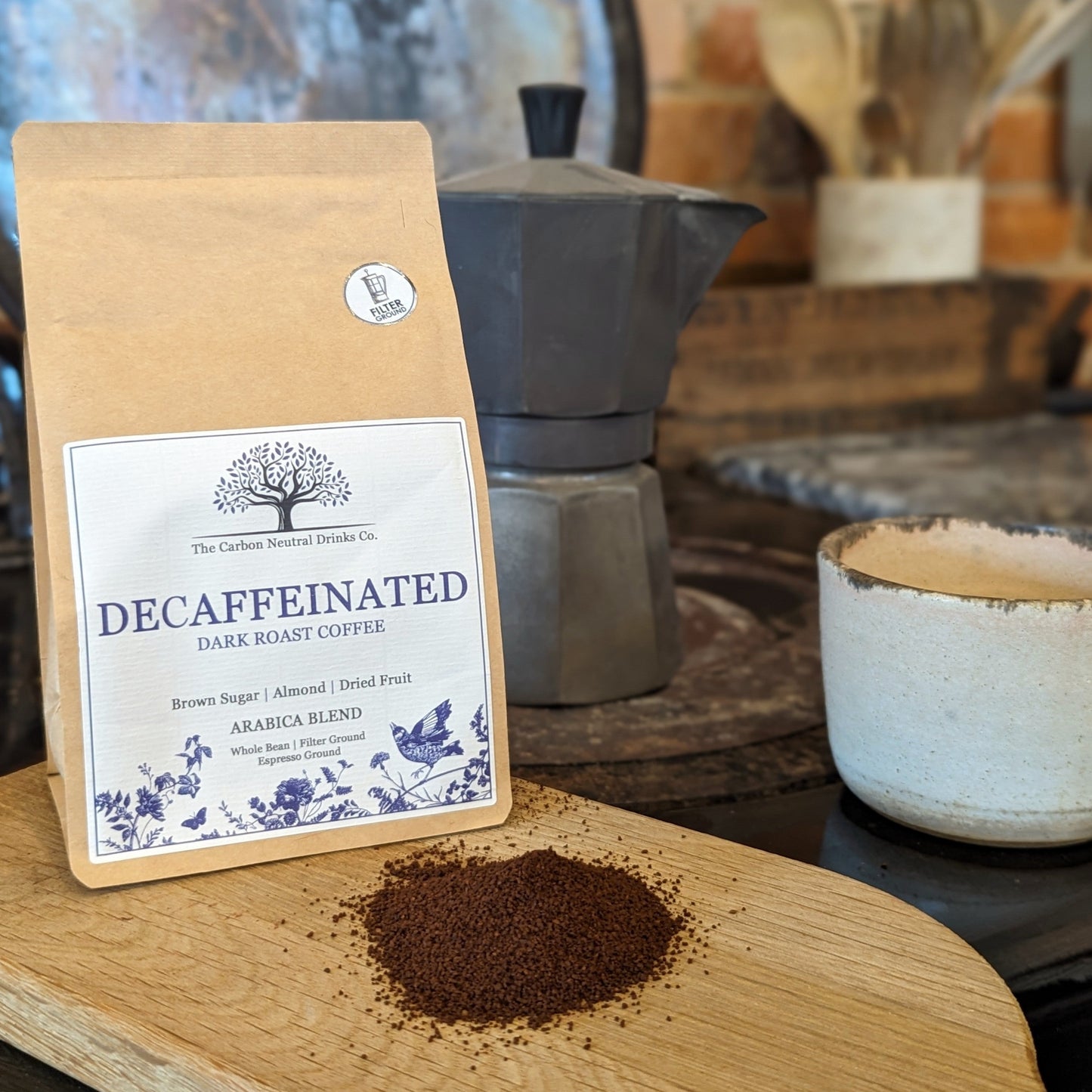 Decaffeinated Coffee - Dark Roast | West Country Product | Small Batch