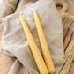 English Beeswax Dinner Candles (pair)